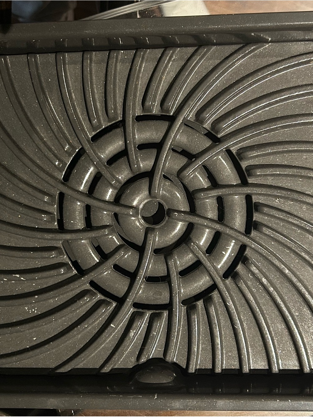 Black Spiral baking Drain Tray - Home Accents